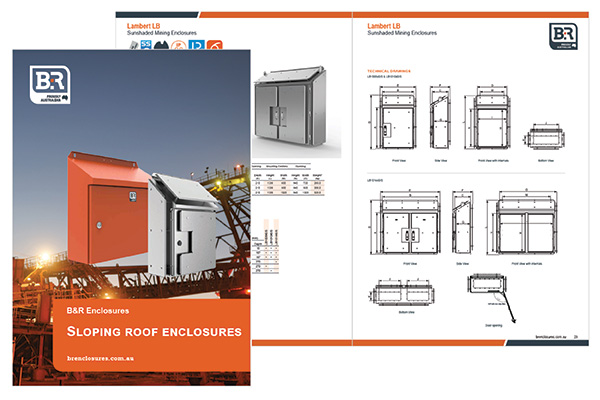 B&R Enclosures Sloping Roof Enclosures